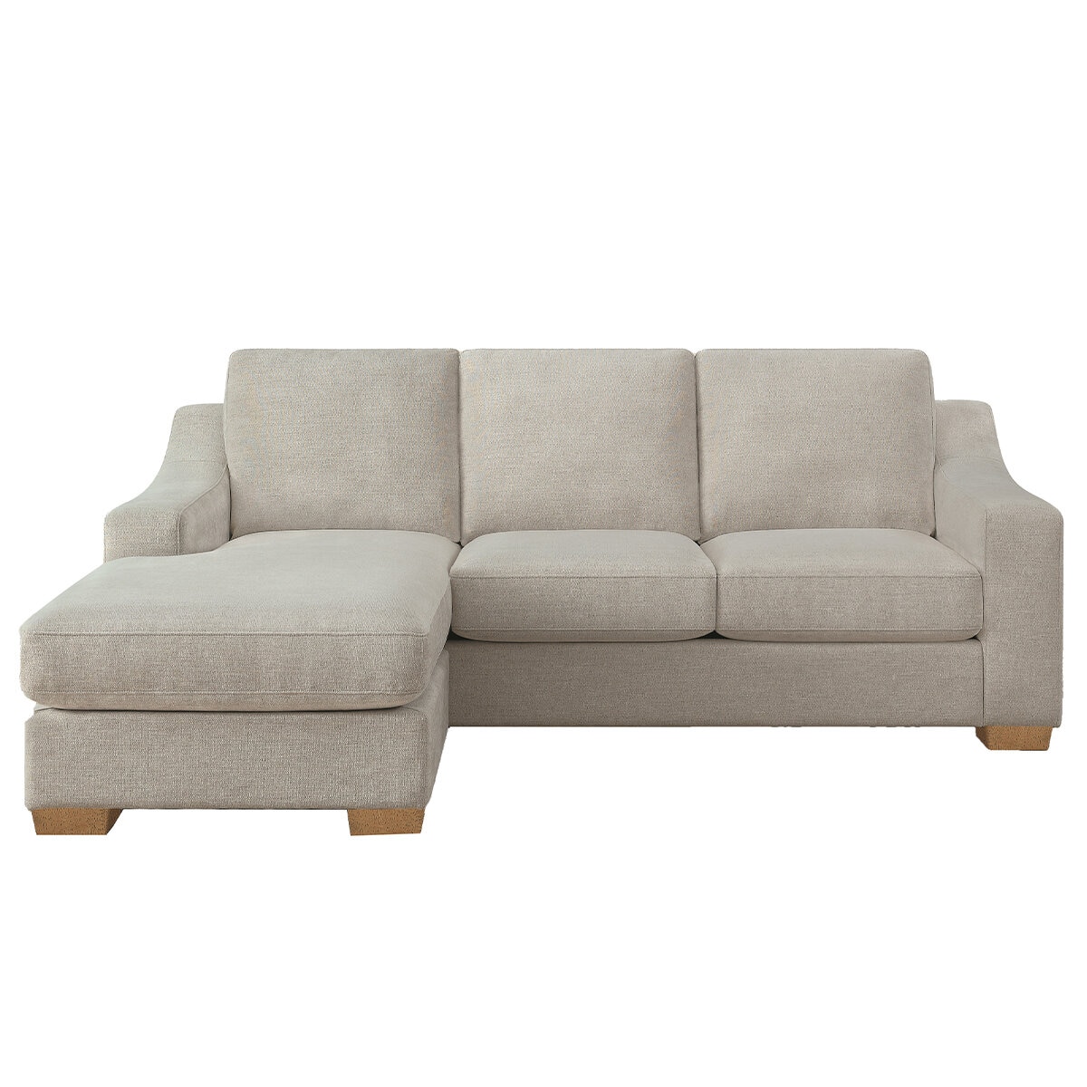 Thomasville 2 Piece Fabric Sofa Chaise