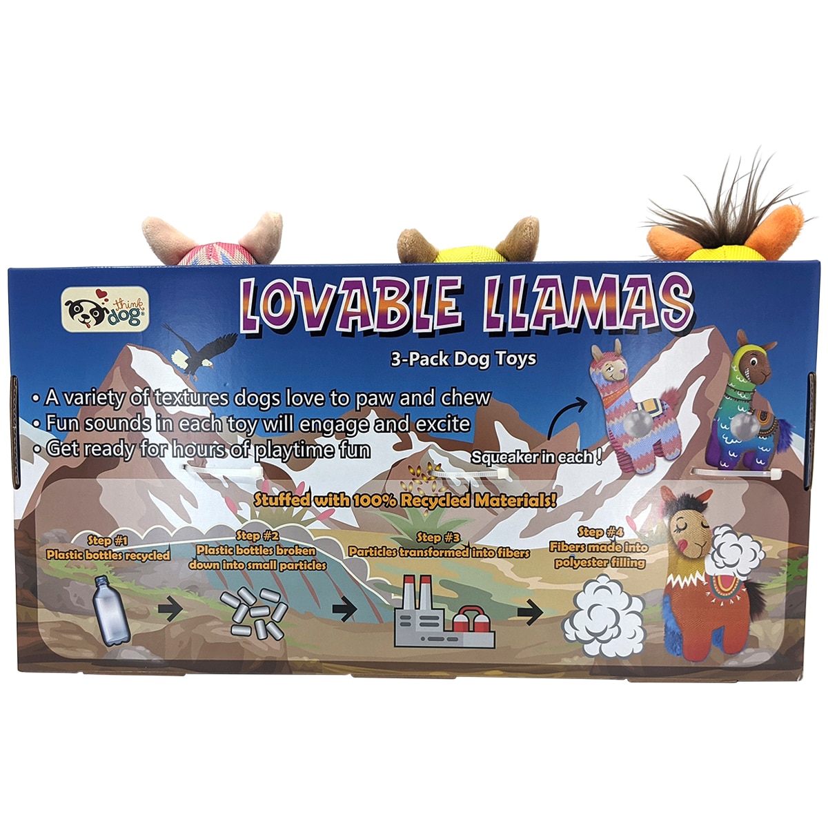 costco llama dog toy