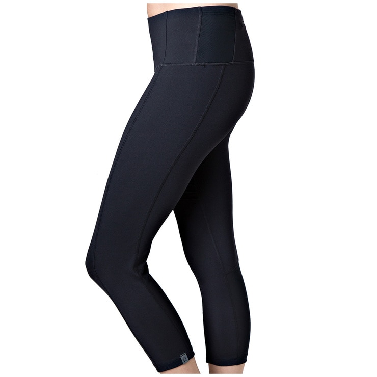 Tuff Athletics Women's Waistband Zipper Pocket Tight pant XS/Black 