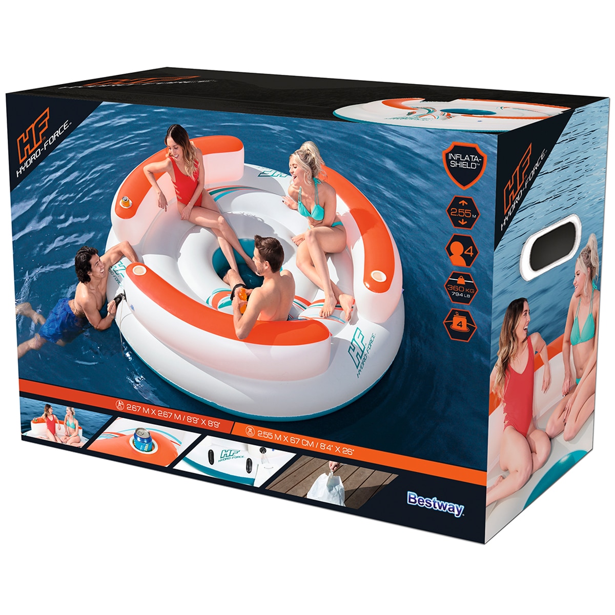 Bestway Lazy Dayz Island Pool Float Costco Australia