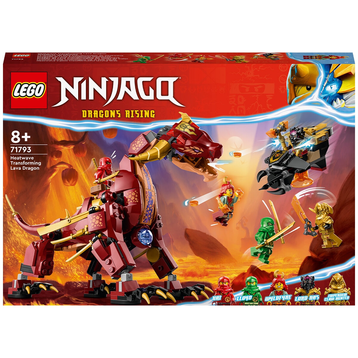 lego ninjago lava dragon 71793