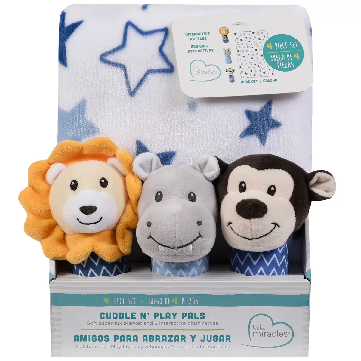 Little Miracles Cuddle N' Play Pals Set 4 Piece