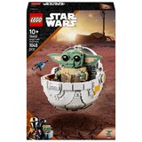 LEGO Star Wars The Mandalorian Grogu with Hover Pram, Buildable Figure 75403