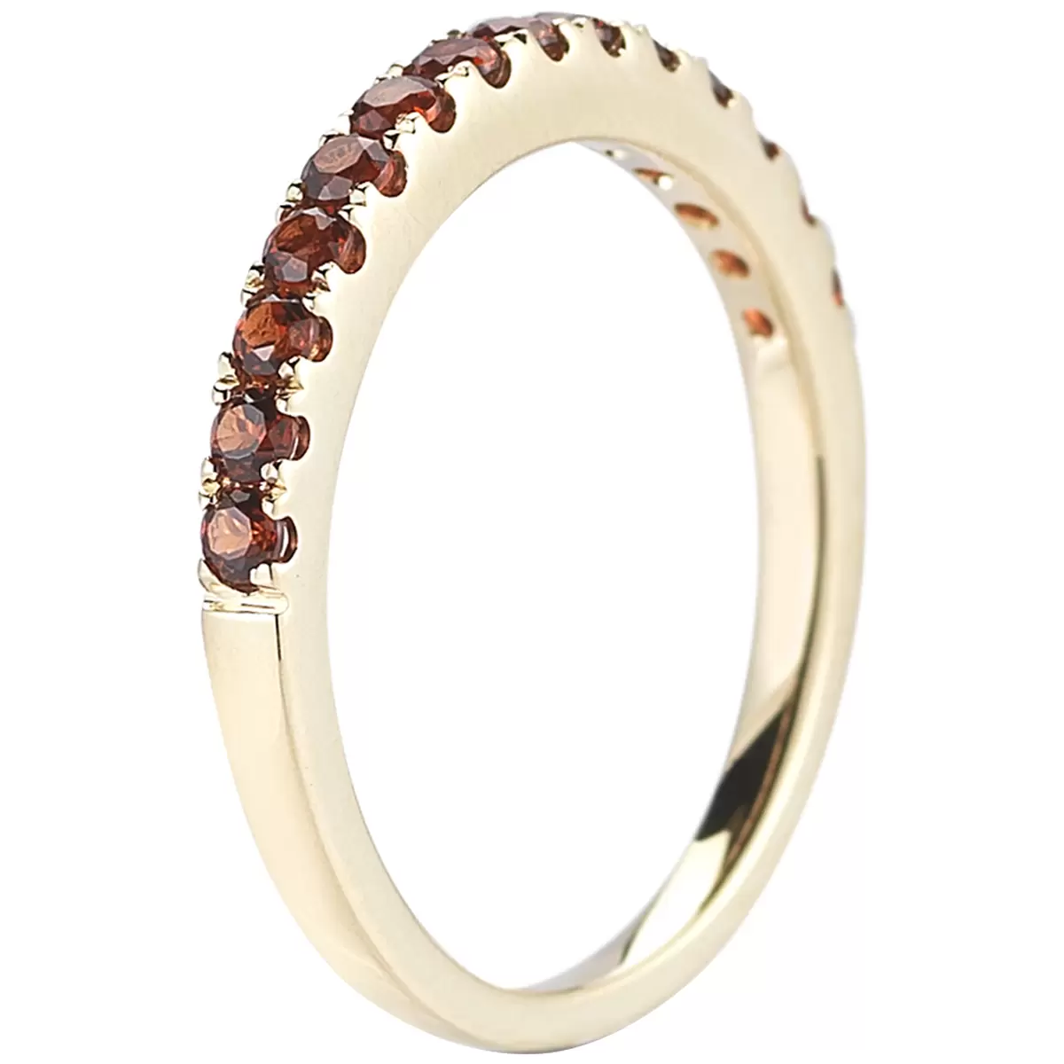 18KT Yellow Gold Garnet Ring