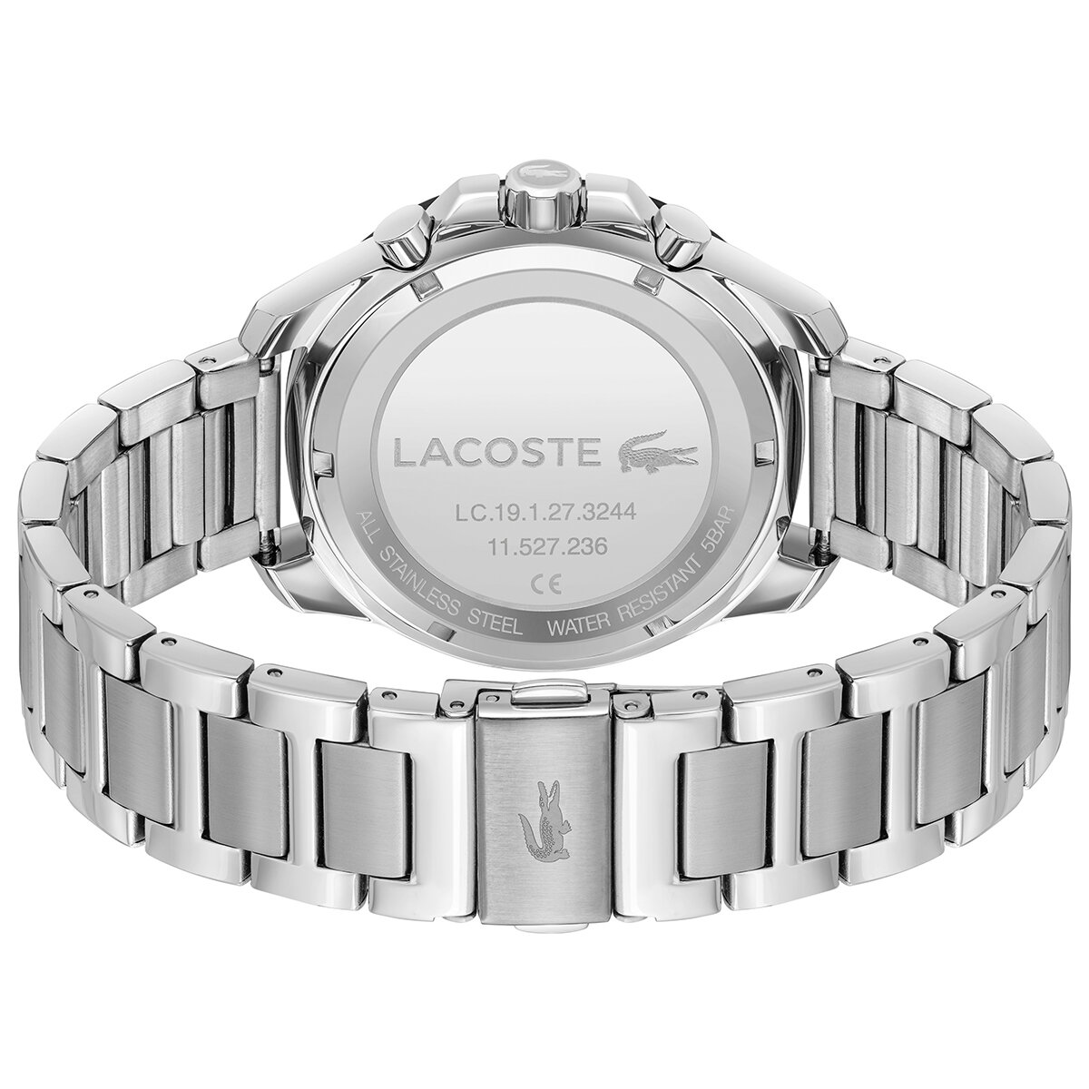 Lacoste Toronga Stainless Steel Black Dial Men's Watch 2011342