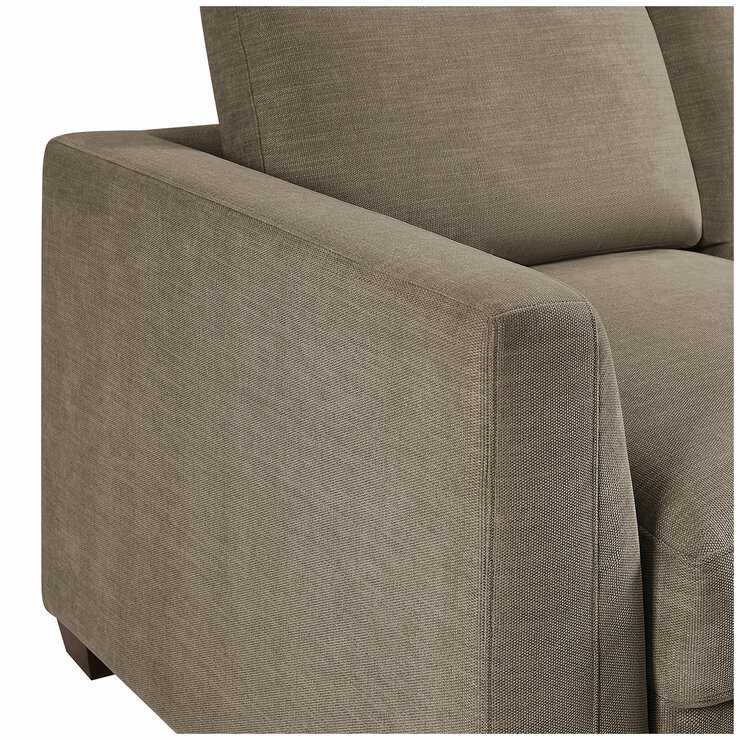 Thomasville Caler 3 Piece Fabric Sectional with Sleeper and Storage Seat Thomasville Caler 3 Piece Fabric Sectional with Sleeper and Storage Seat