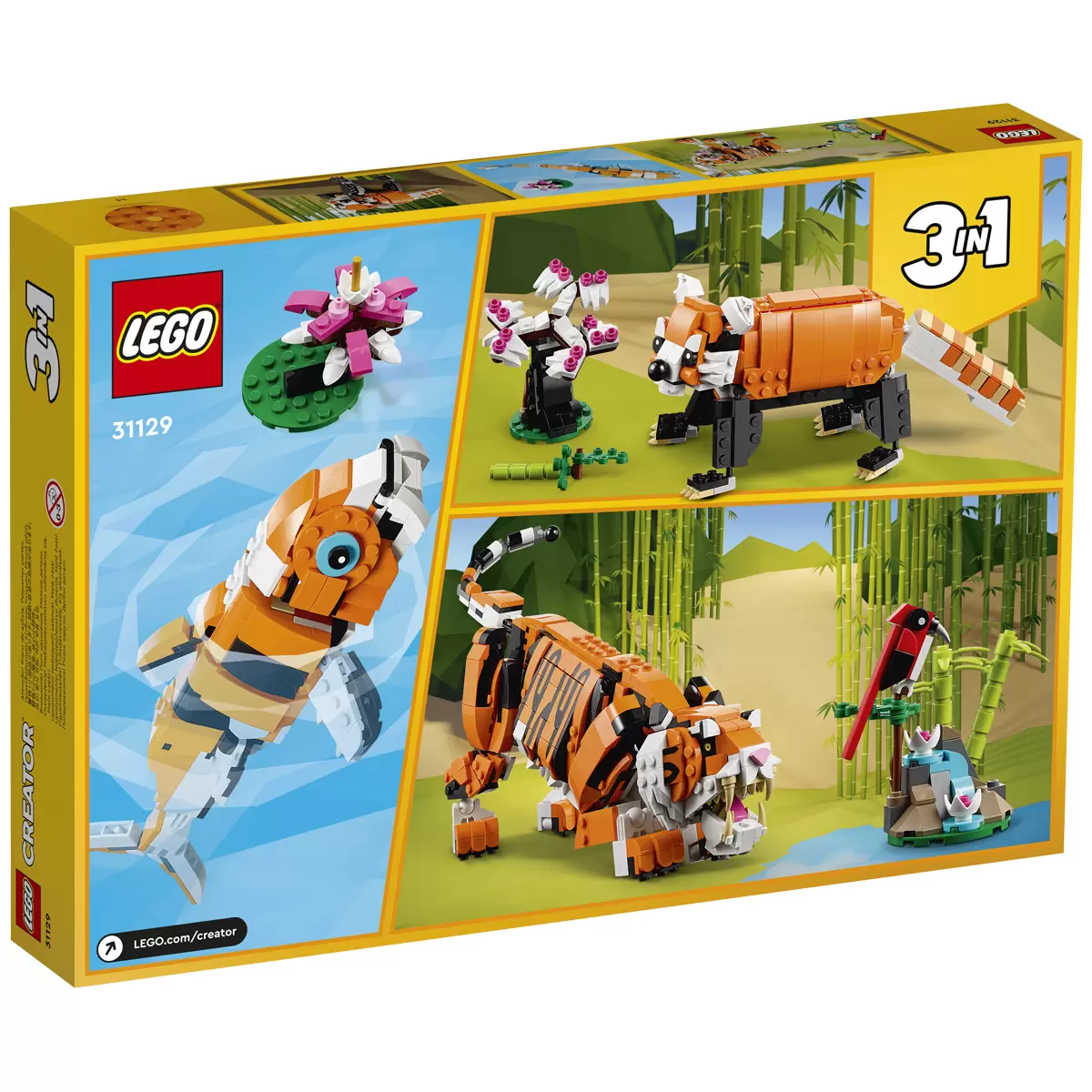 LEGO Creator 3in1 Majestic Tiger 31129