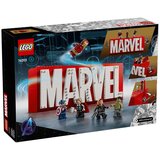 LEGO Marvel MARVEL Logo & Minifigures Collectible, Buildable Set 76313