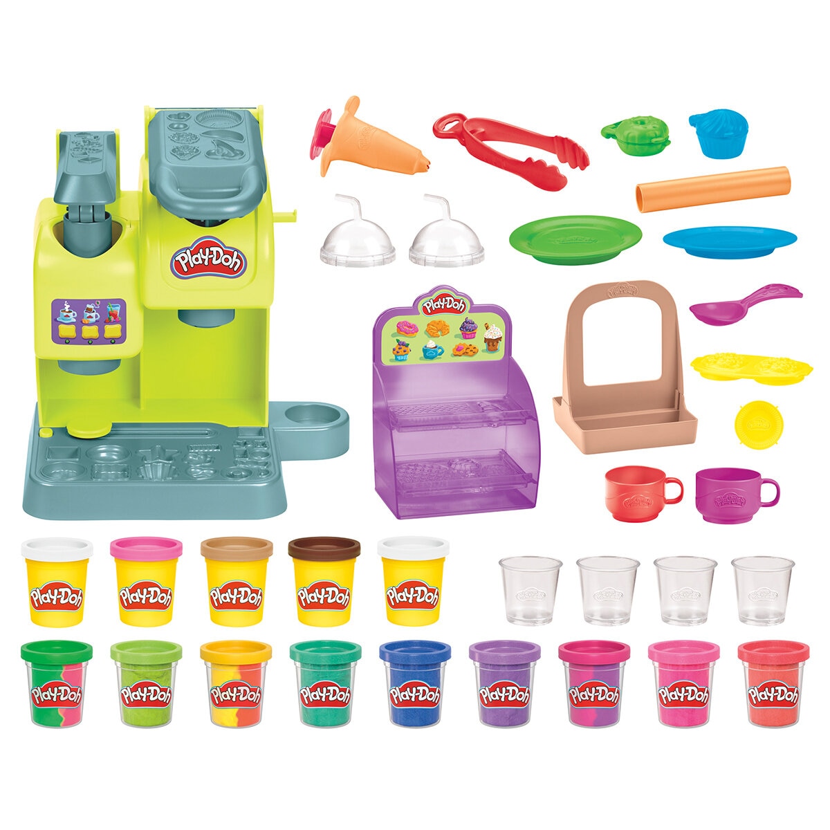 Play Doh Rainbow Shimmer Cafe Playset