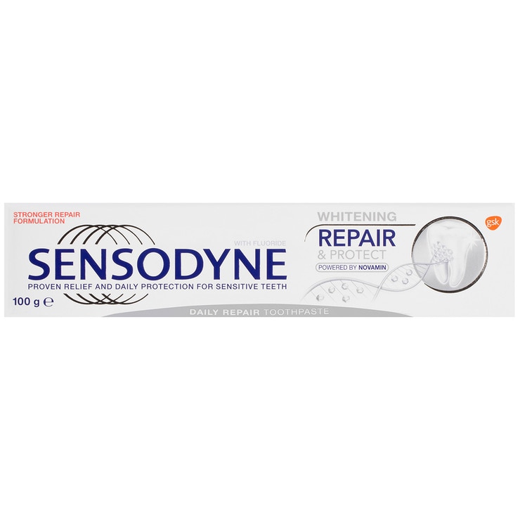 Sensodyne Repair and Protect Whitening Toothpaste 3 x 100g | Costco ...