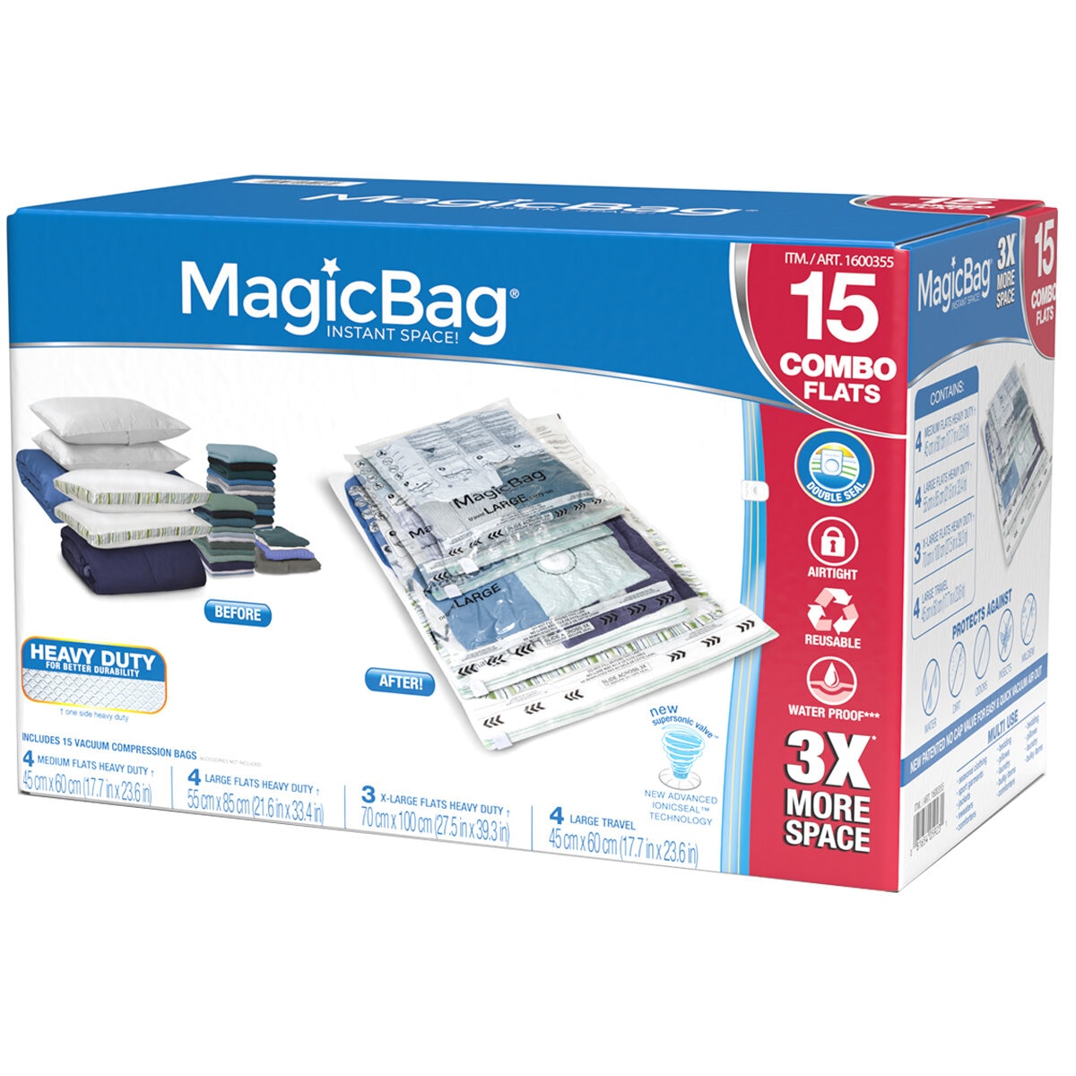 MagicBag Vacuum Compression Combo Set 15 Pack