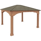 Yardistry 4.3 x 3.7 Metre Grand Gazebo with Aluminium Roof