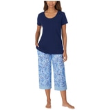 Carole Hochman 4 Piece Pyjama Set - Navy