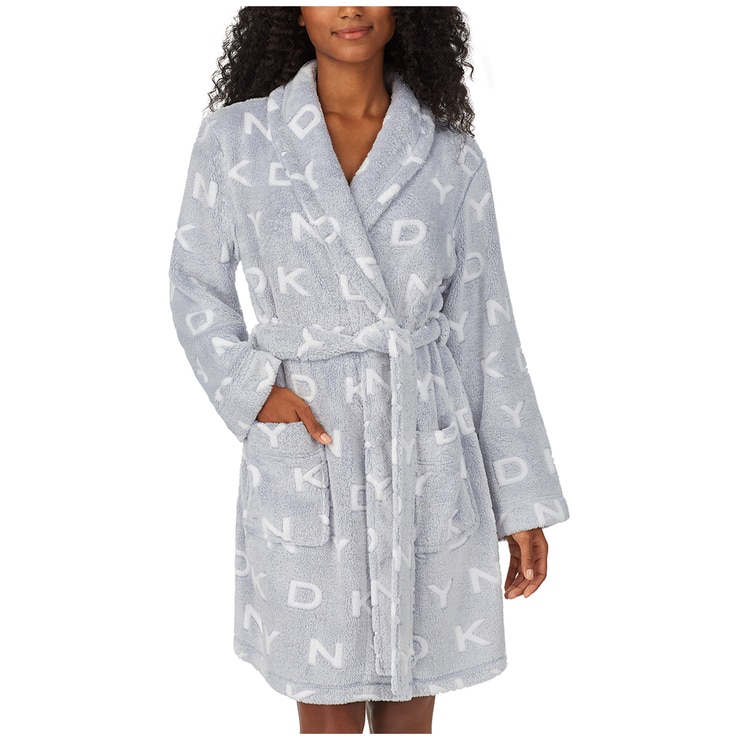 DKNY Women's Short Wrap Robe Costco Australia