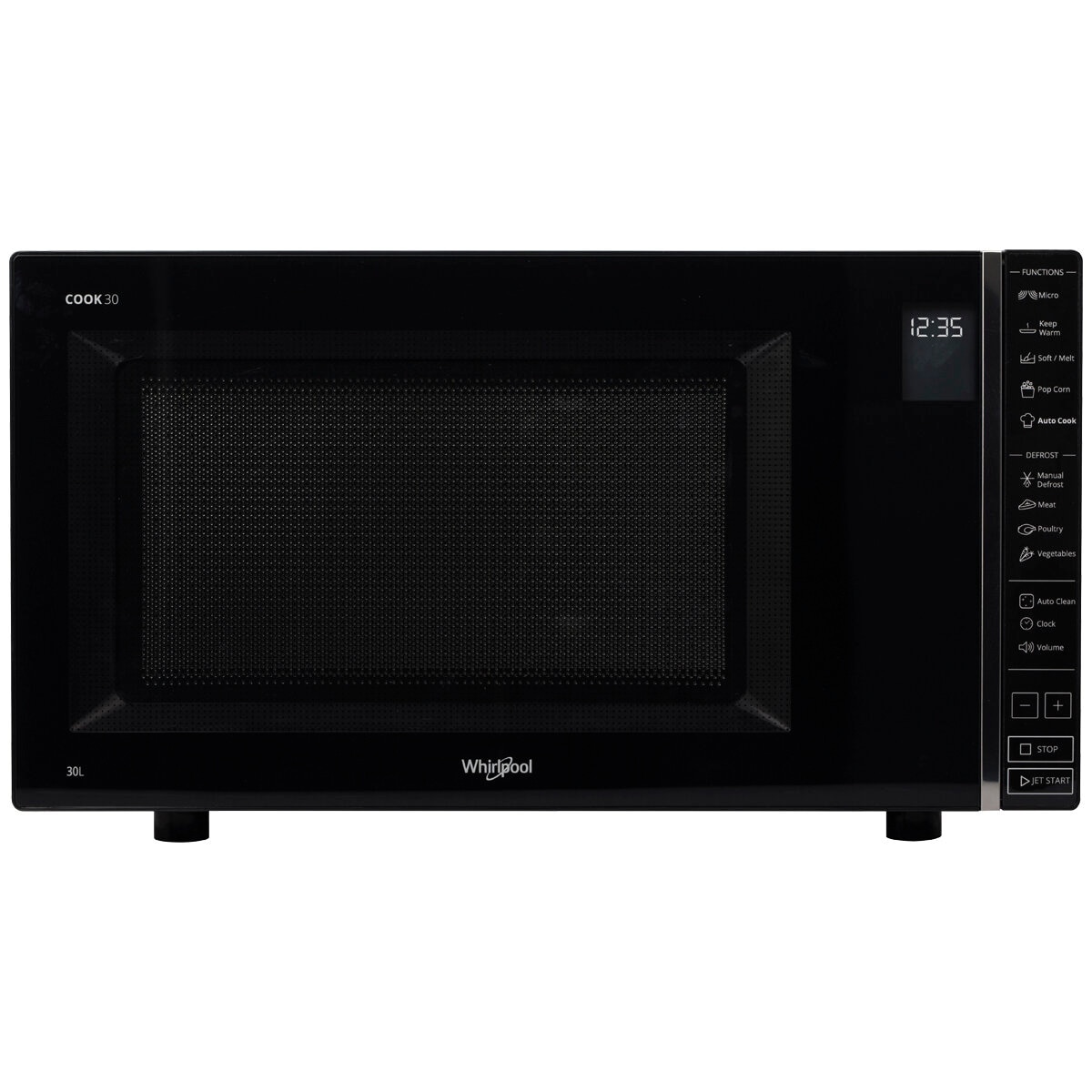 Whirlpool MWP301B 30L 900w Microwave