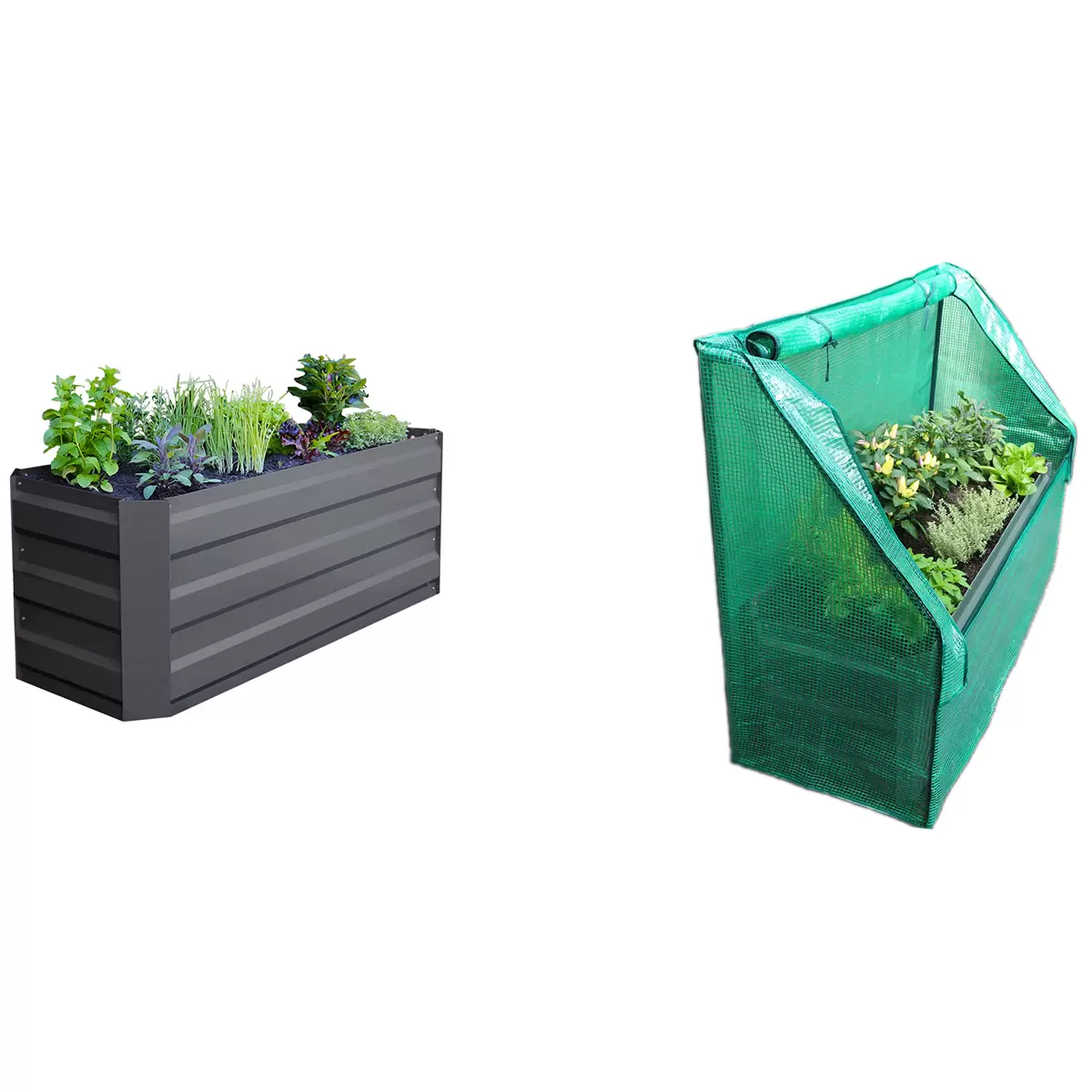 Greenlife Slimline Garden Bed & Greenhouse Cover 120 x 45 x 45cm