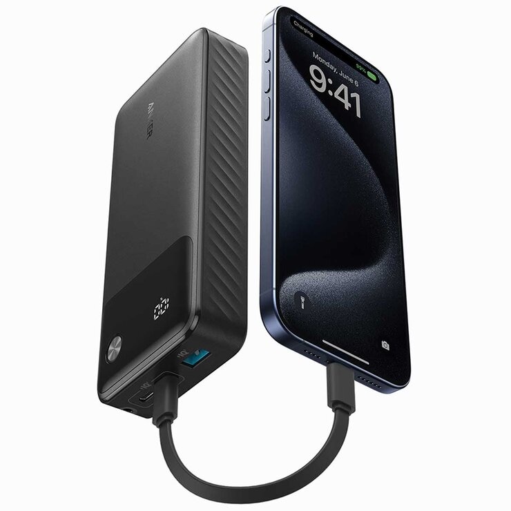 Anker 20K 30W Power Bank Black A1384H11 Anker 20K 30W Power Bank Black A1384H11
