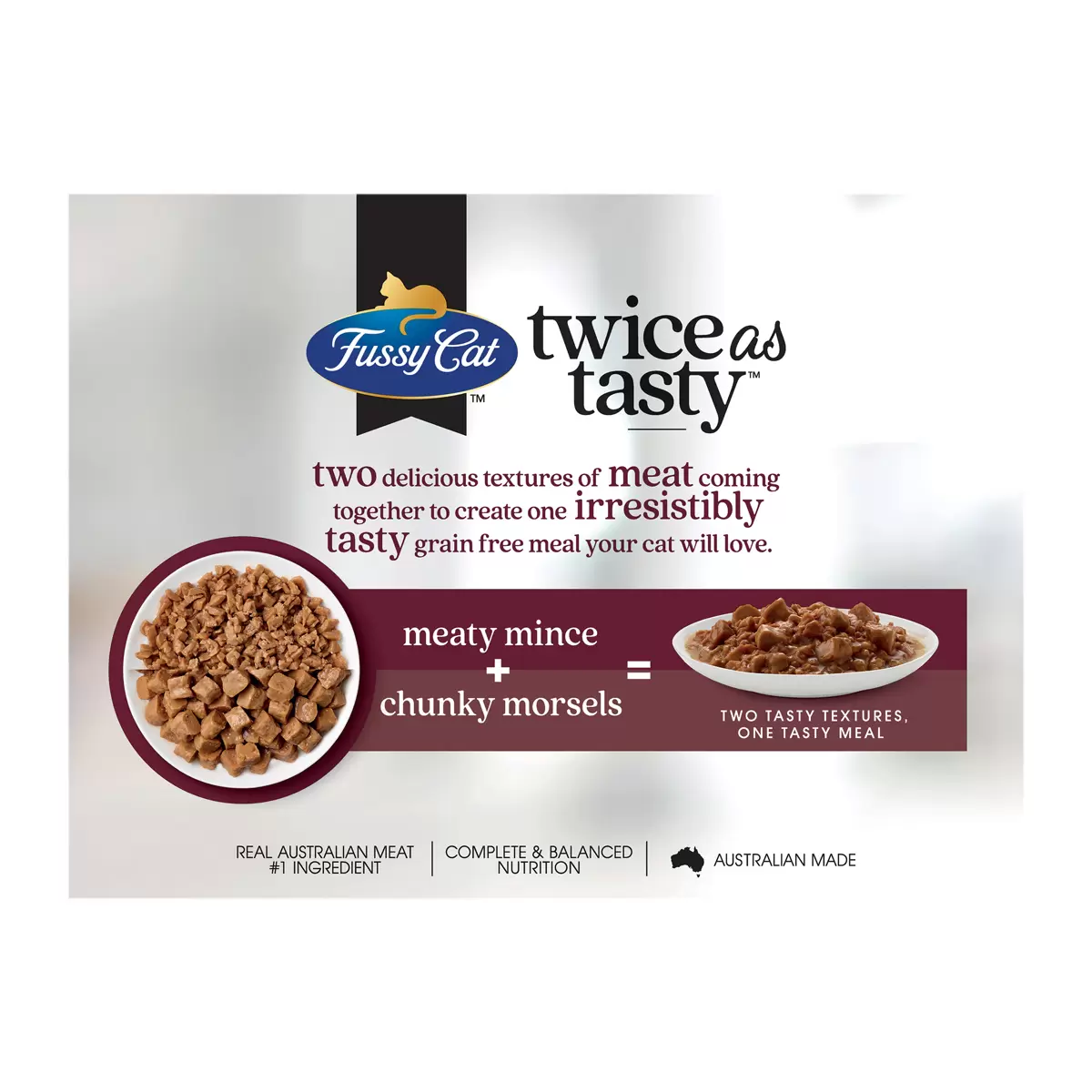 Fussy Cat Mince & Morsels 48 x 80g