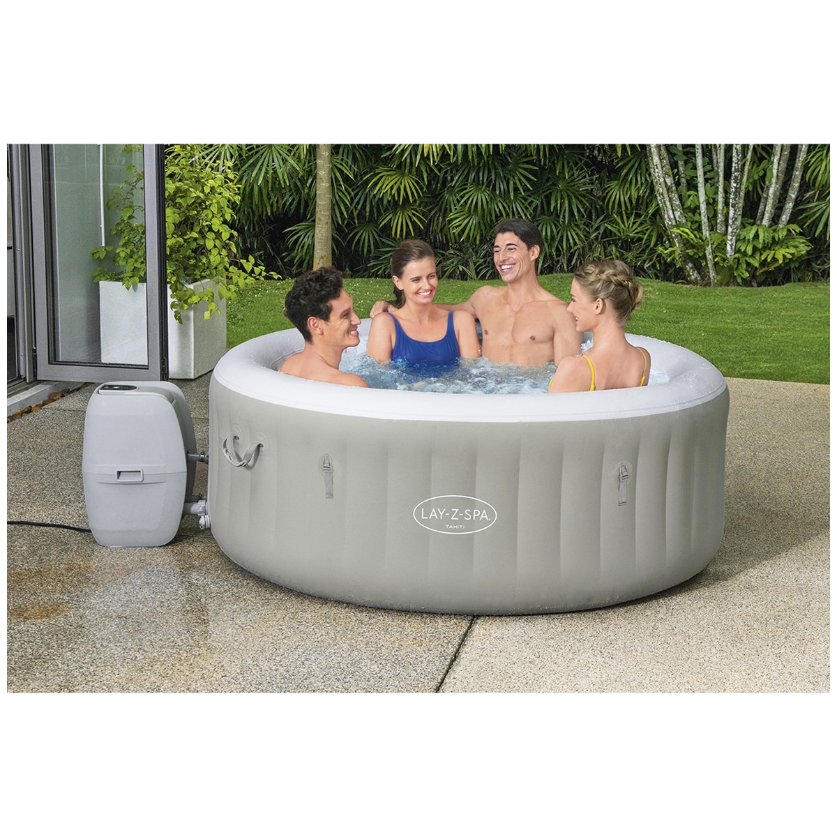 Bestway Lay Z Spa Inflatable Hot Tub Airjet Above Ground Hot Sex Picture