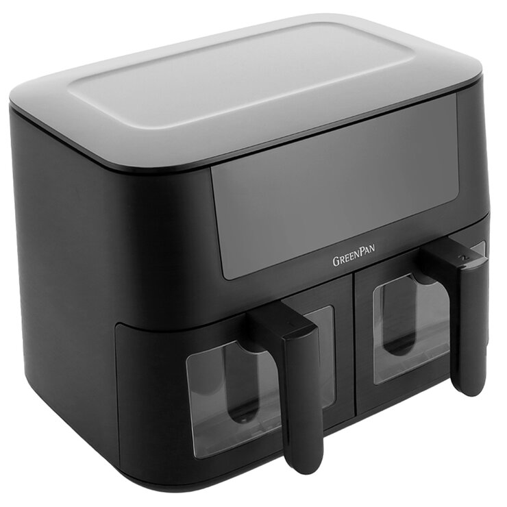GreenPan Bistro Airfryer 4+4 L, 2 Baskets CC008077-001 GreenPan Bistro Airfryer 4+4 L, 2 Baskets CC008077-001