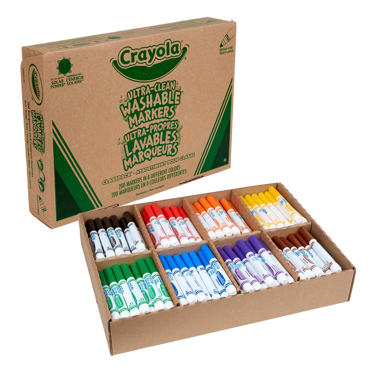 Crayola Classic Ultra-Clean Washable 8 Colors Markers/