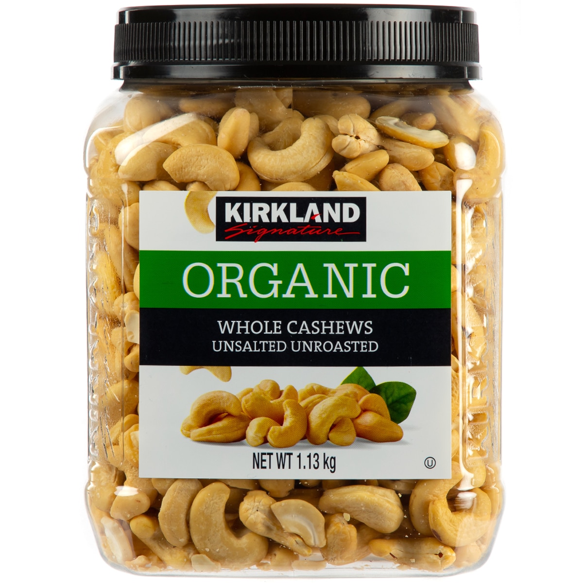 Kirkland Signature Organic Cashews 2 x 1.13kg