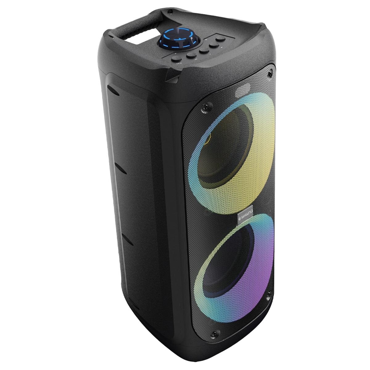 Majority PS200 Party Speaker 80W Bluetooth Karaoke And PA System Black MY-1000002980