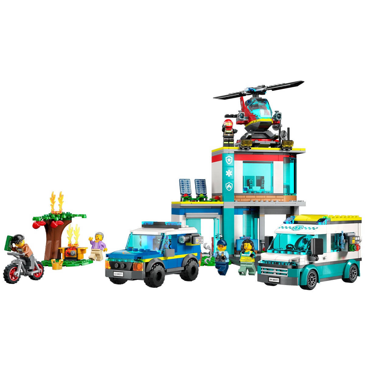 lego city emergency vehicles hq 60371