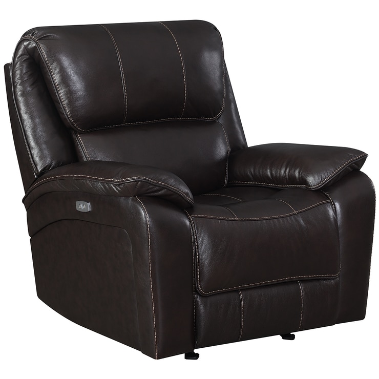 Barcalounger Leather Power Swivel Glider Recliner Costco Australia