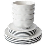 overandback Porcelain Dinnerware Set 12 Piece