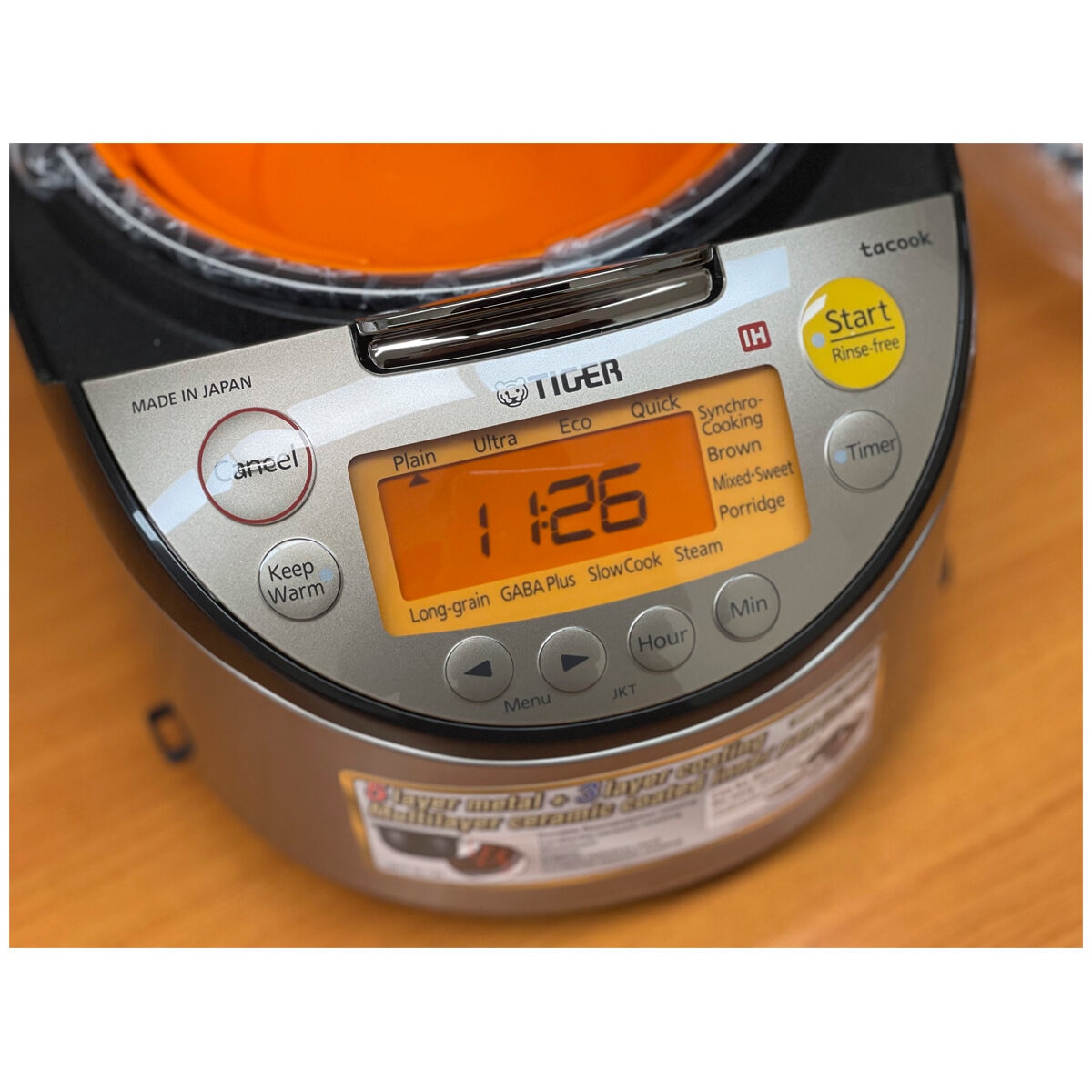 Overseas IH Rice Cooker Tiger JKT-S10A 5 Cup 240V Made in Japan