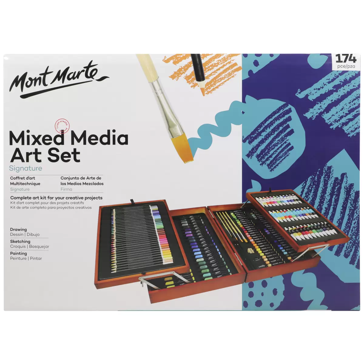 Mont Marte Mixed Media Art Set 174 Piece