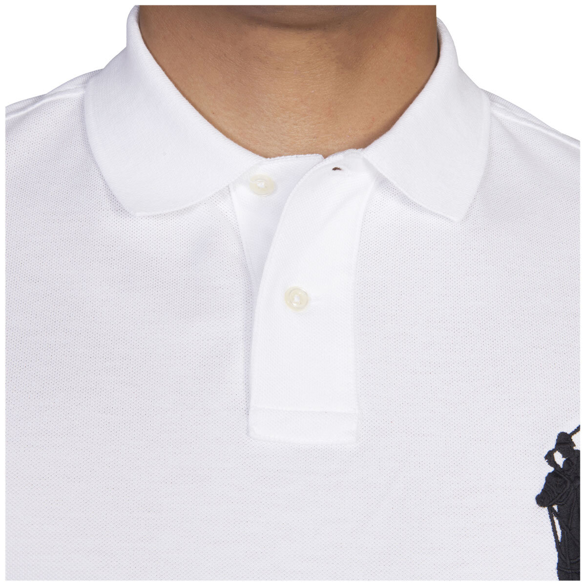 Polo Ralph Lauren Men's Big Pony Polo Grey Navy White