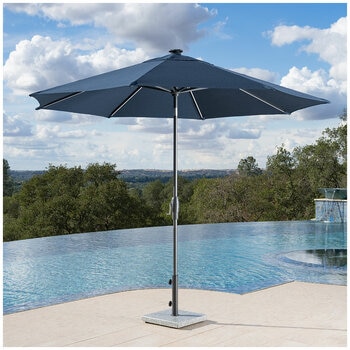 SunVilla Blue LED Market Umbrella 3M SunVilla Blue LED Market Umbrella 3M