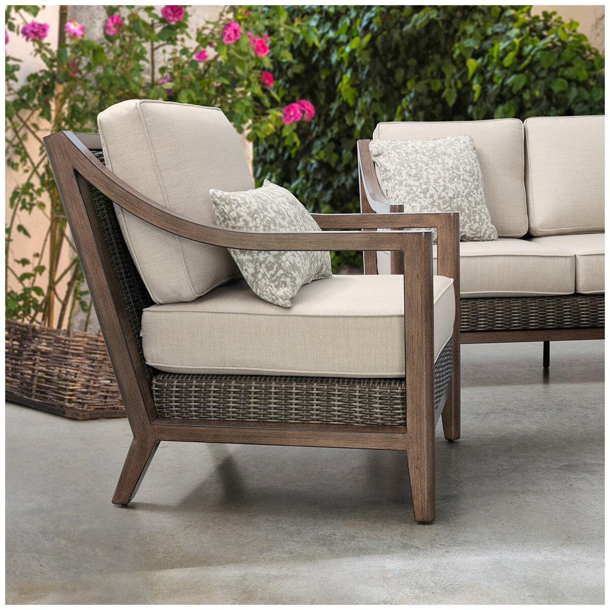 Agio Mitchell 4 Piece Woven Deep Seating Set