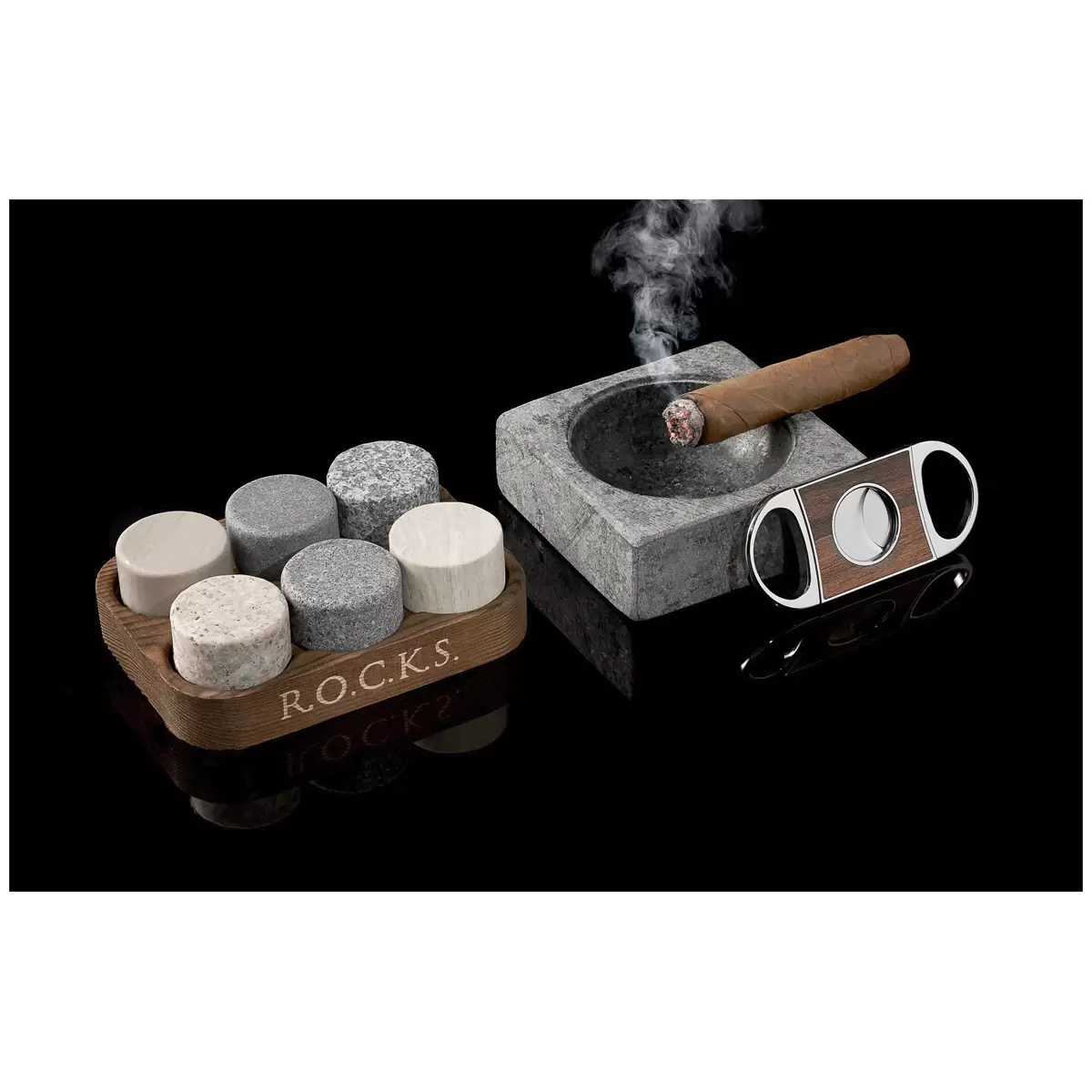 Wine Stash Cigar and Whisky Gift Set