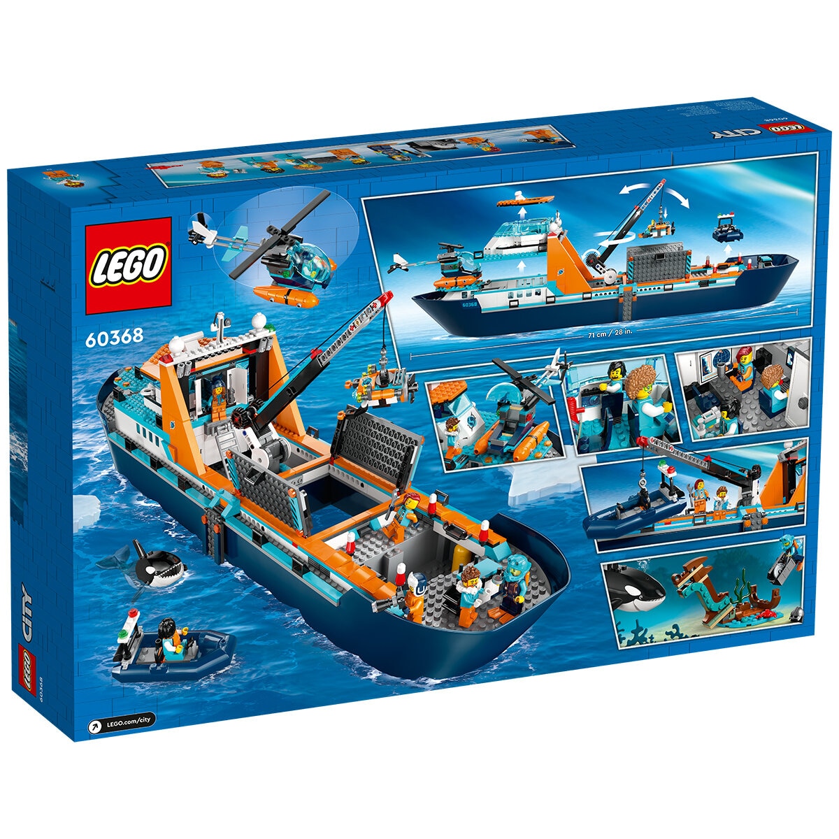 lego city arctic explorer ship 60368