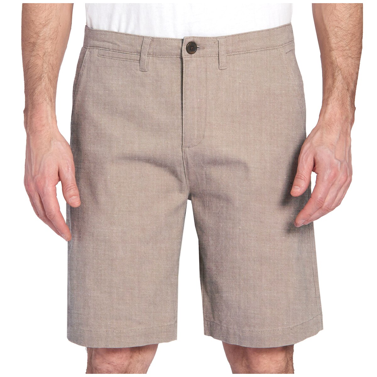 Jachs Men's Chambray Stretch Shorts Khaki | Costco Australia