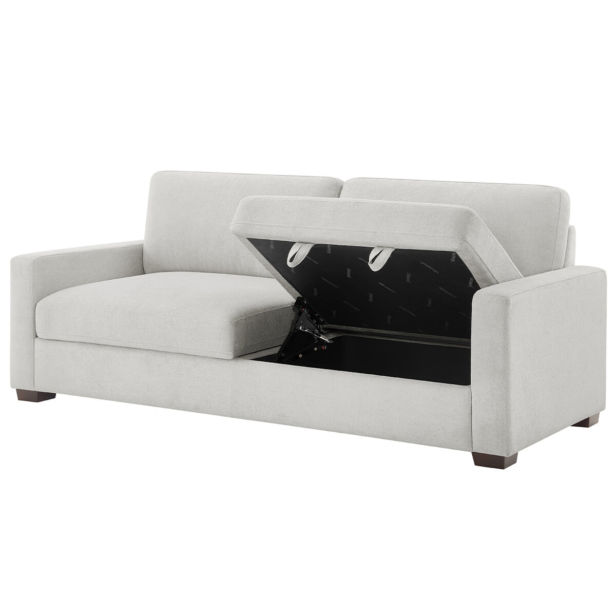 Thomasville Fabric Sofa With Storage Seats