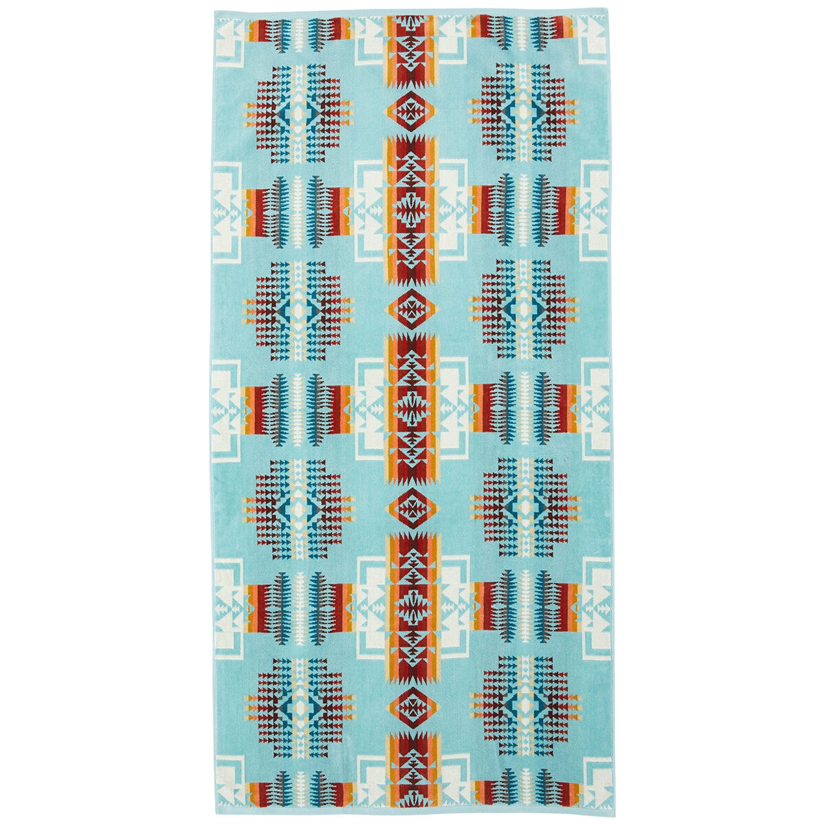 Pendleton Jacquard Bath Towel Aqua