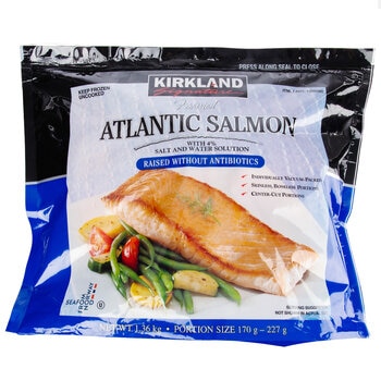 Kirkland Signature Atlantic Salmon Portions Skin Off 1.36kg