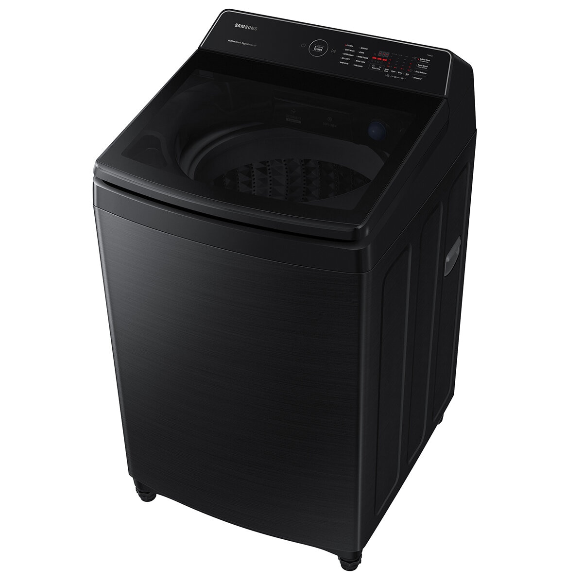 Samsung 9kg Top Load Washing Machine SS Black WA90CG6745BV