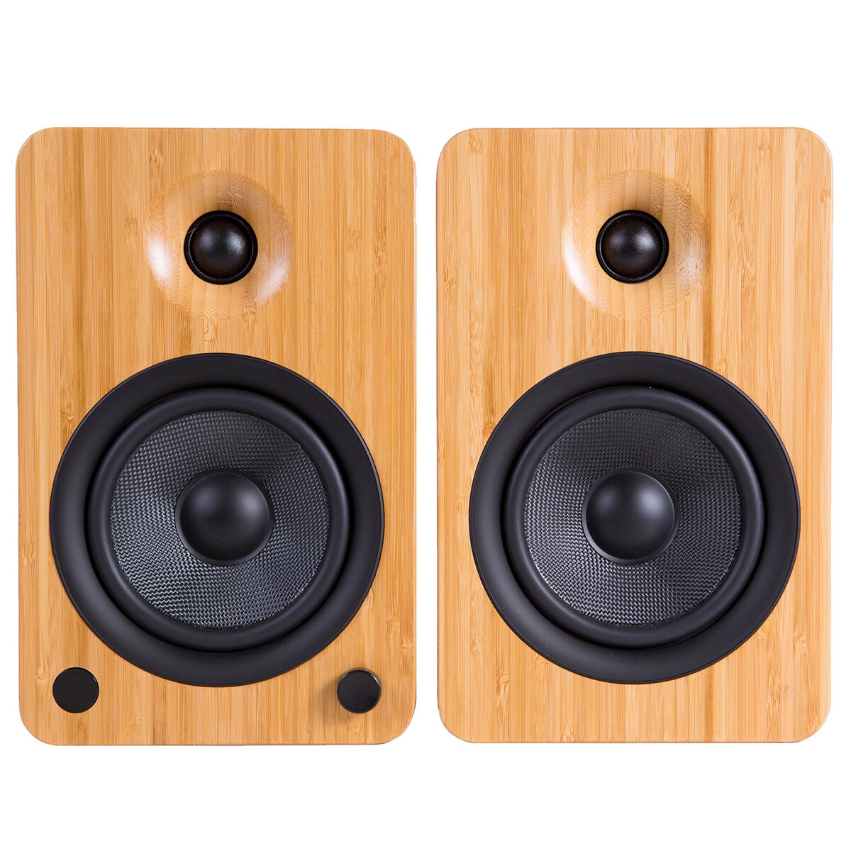 Kanto YU4 140W Powered Bookshelf Speakers Bamboo KO-YU4BAMBOO-I