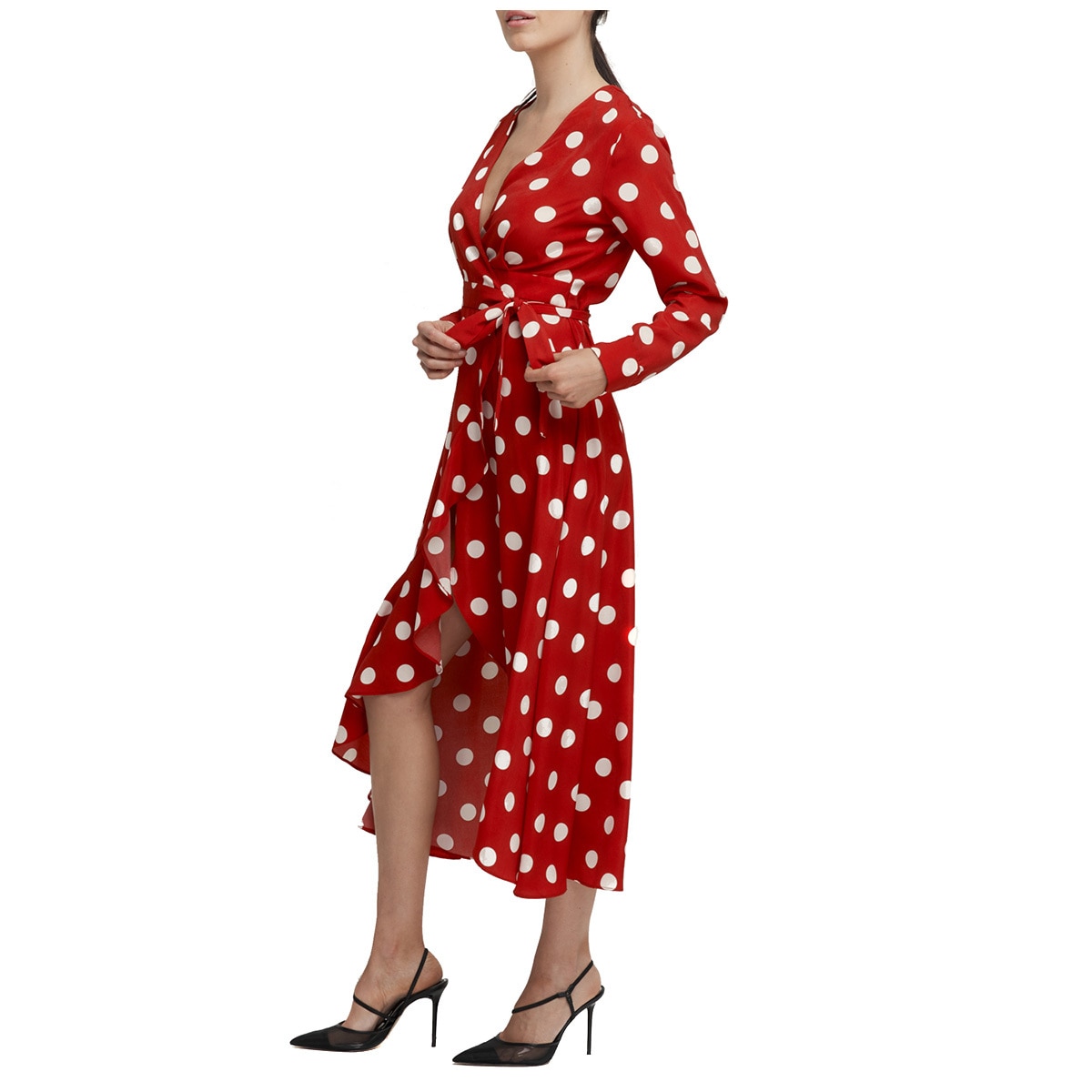 Cooper St Women's Wrap Dress - Red/White