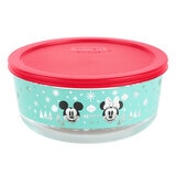 Pyrex Holiday Glass Storage 8 Piece Set Mickey and Minnie