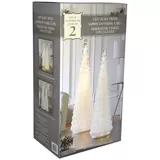 Glass Tree Christmas Ornaments 2 Pack