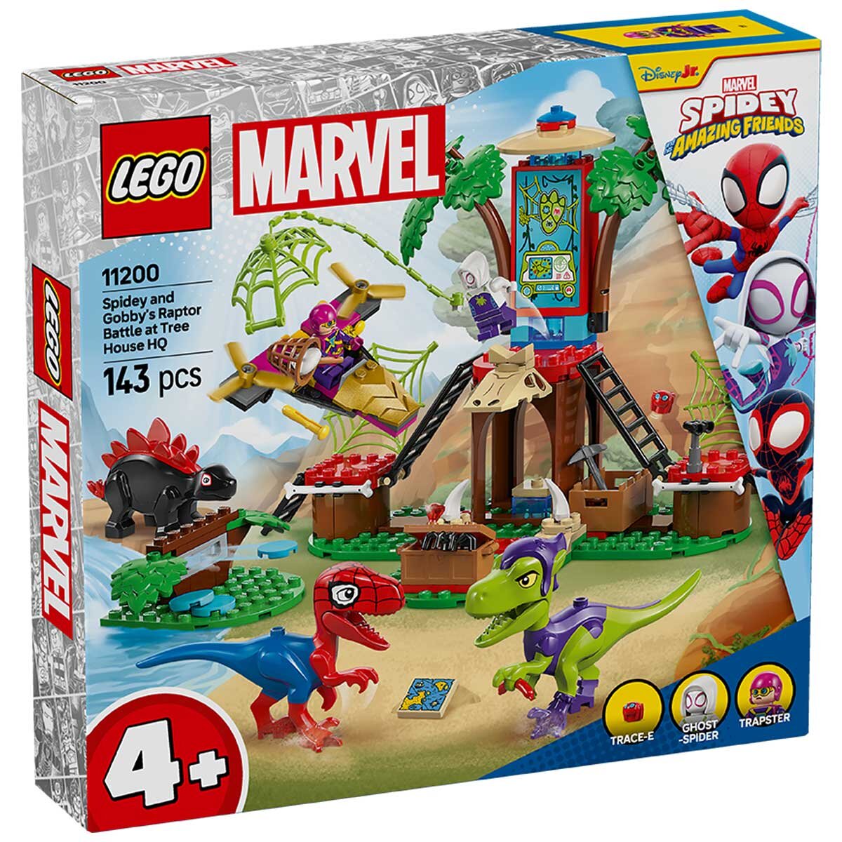 LEGO Marvel Spidey And His Amazing Friends Spidey and Gobby’s Raptor Battle at Tree House HQ 11200