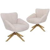 Onex SaSa Swivel Armchair Ivory