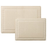 Premiere Memory Foam Bath Mat 2 Pack Beige