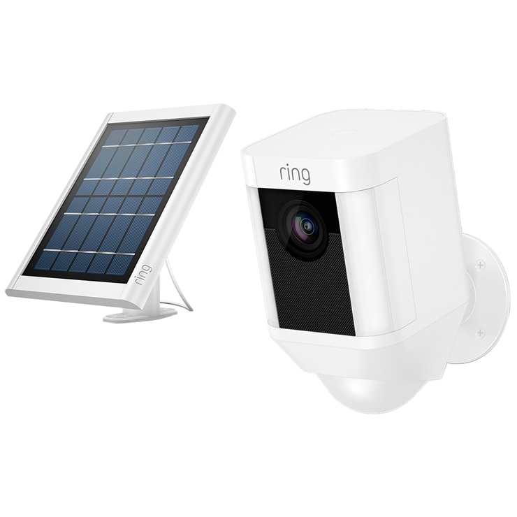 Ring Spotlight Security Camera With Solar Panel 8sb3y7-wauc 